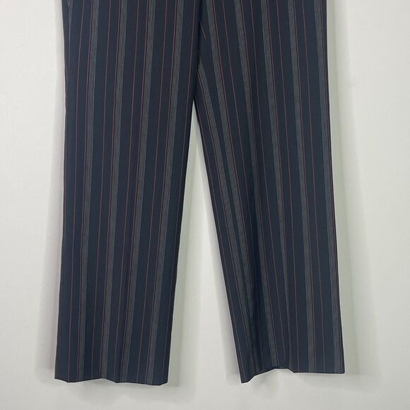 LOFT Laura Striped Wool Blend Pants Women's Size 4 - Picture 7 of 9